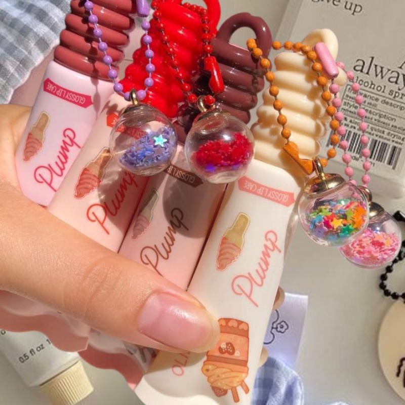 گلاس لب خیس با آویز گوی‌های کریستالی – Olibolla